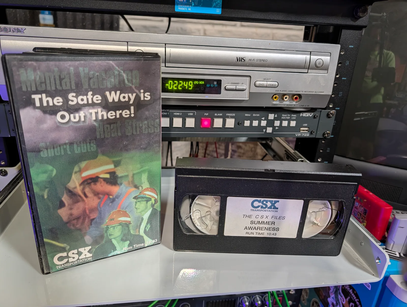 The CSX Files: Summer Awareness: tape photo 2