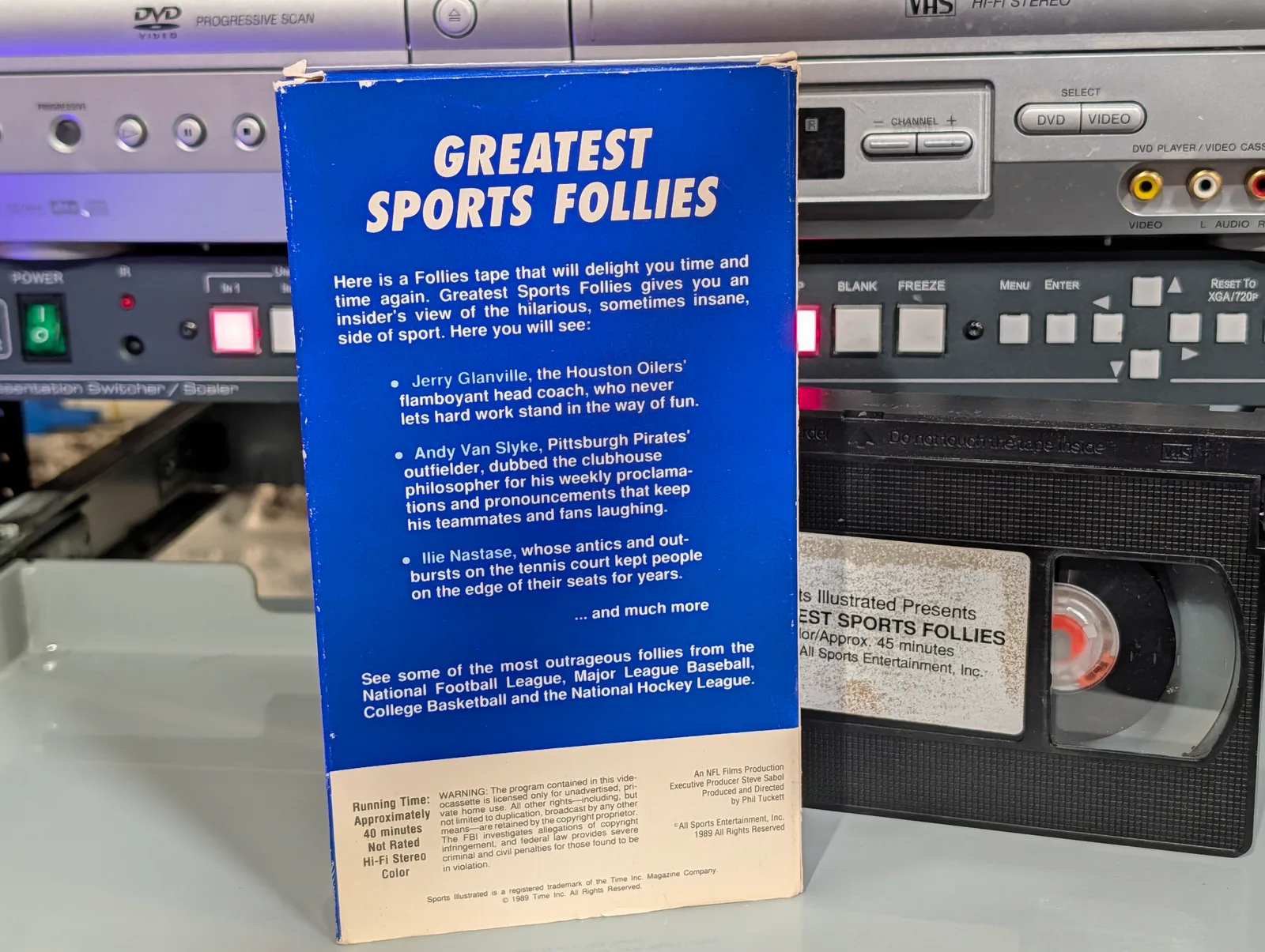 Sports Illustrated Presents Greatest Sports Follies (1989): tape photo 2