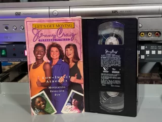 Jenny Craig Let's Get Moving: Low-Impact Aerobics (1996): tape photo 1