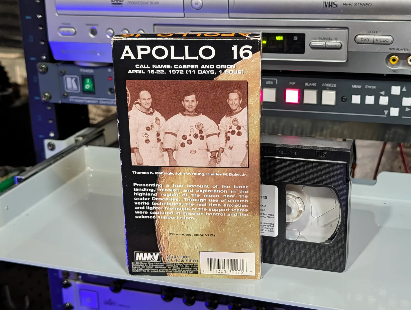 Apollo 16: Nothing So Hidden: tape photo 2