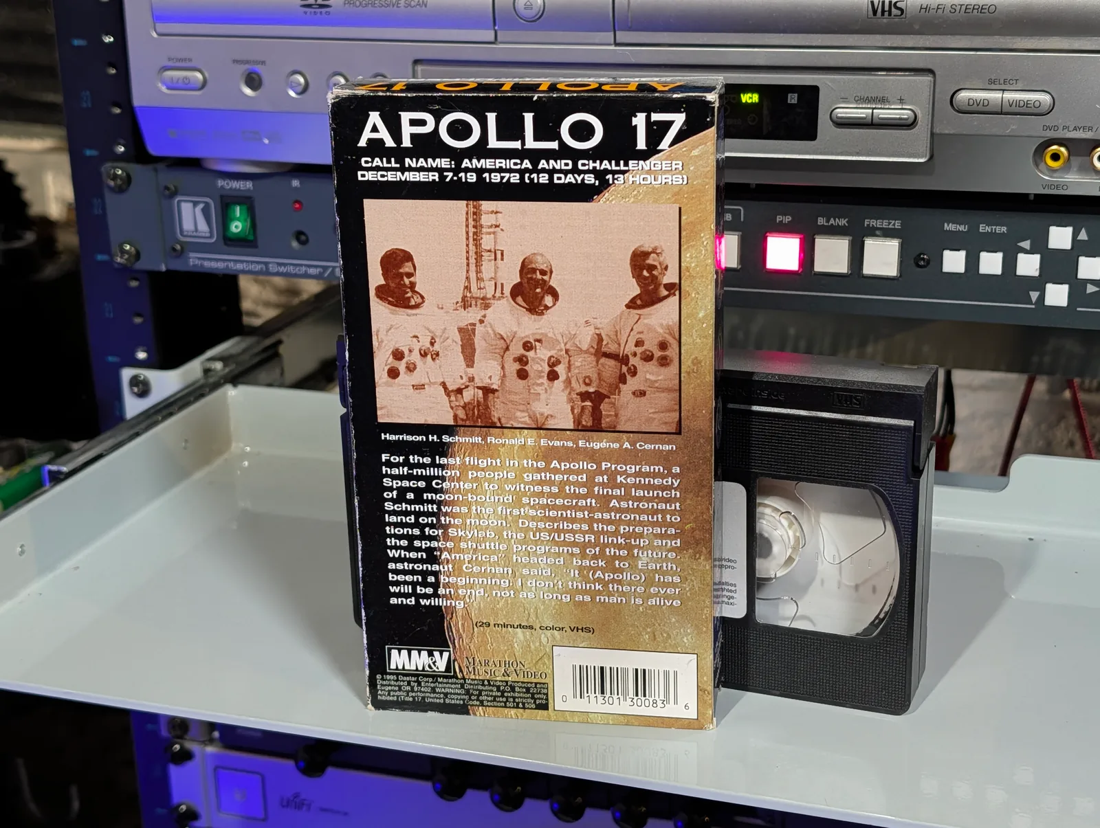 Apollo 17: On the Shoulders of Giants: tape photo 2