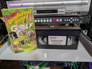 Bob Mann's Unauthorized History of Automatic Golf: tape photo 1