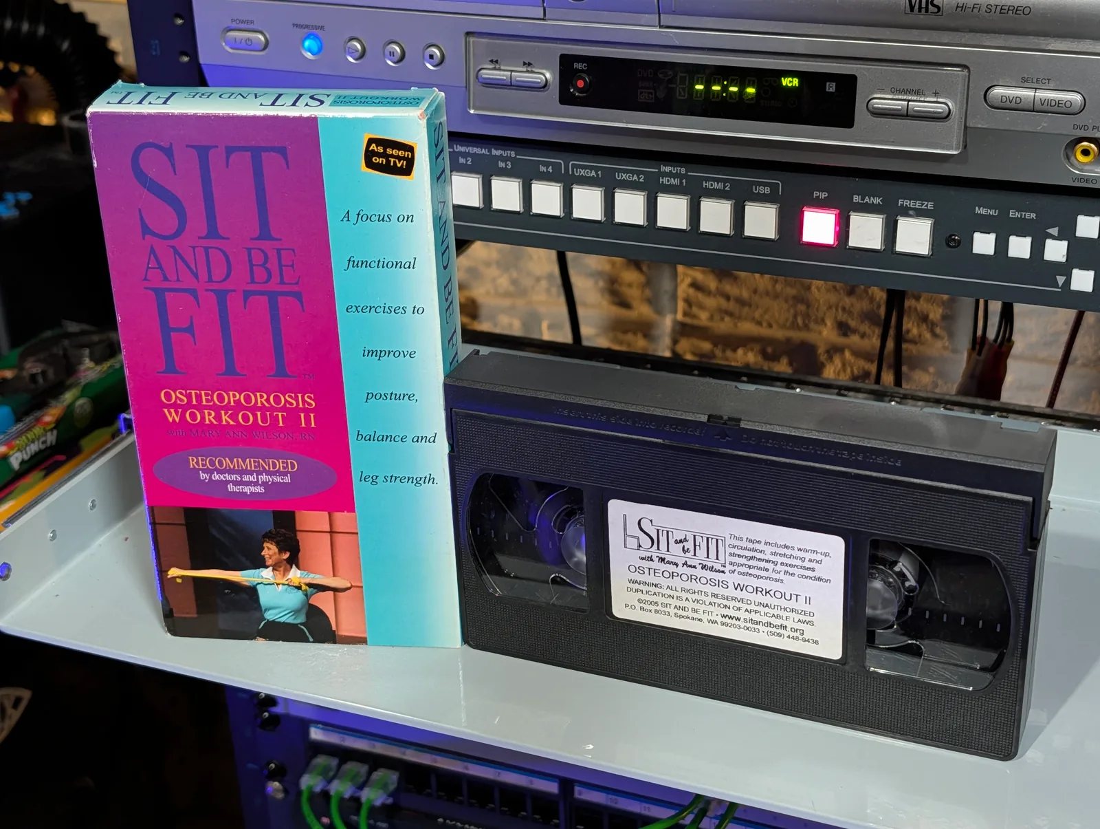 Sit and Be Fit: Osteoporosis Workout II (2005): tape photo 1