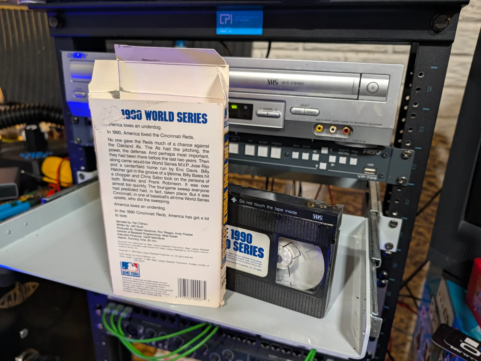 The 1990 World Series: Cincinnati Reds vs Oakland Athletics: tape photo 2