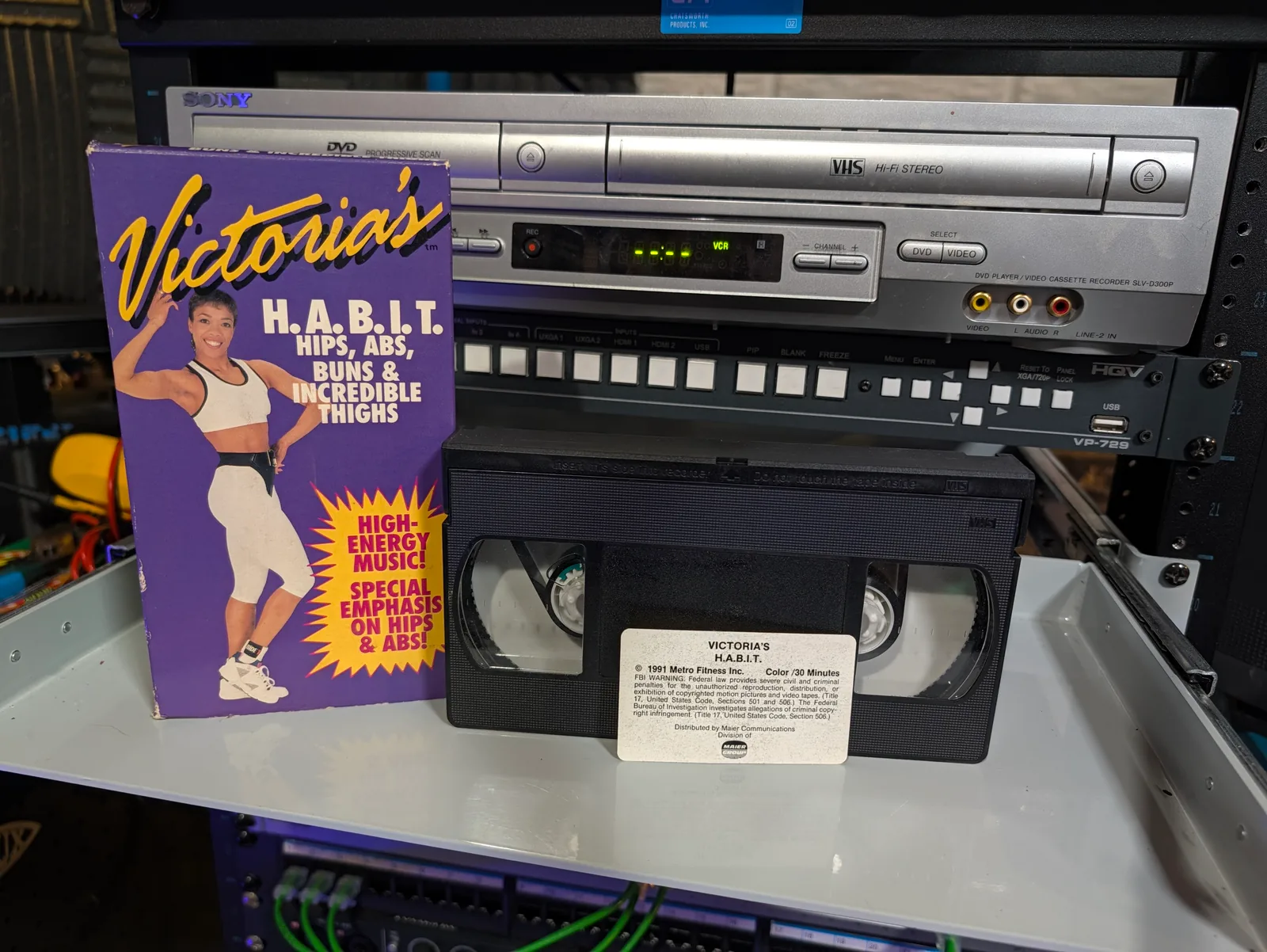 Victoria's H.A.B.I.T.: Hips, Abs, Buns & Incredible Thighs (1991): tape photo 1