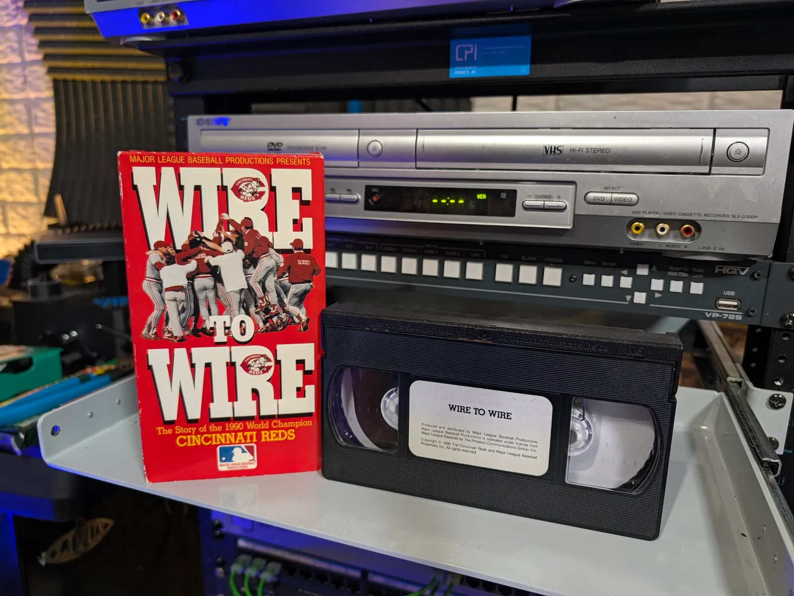 Wire to Wire: The Story of the 1990 World Champion Cincinnati Reds: tape photo 1