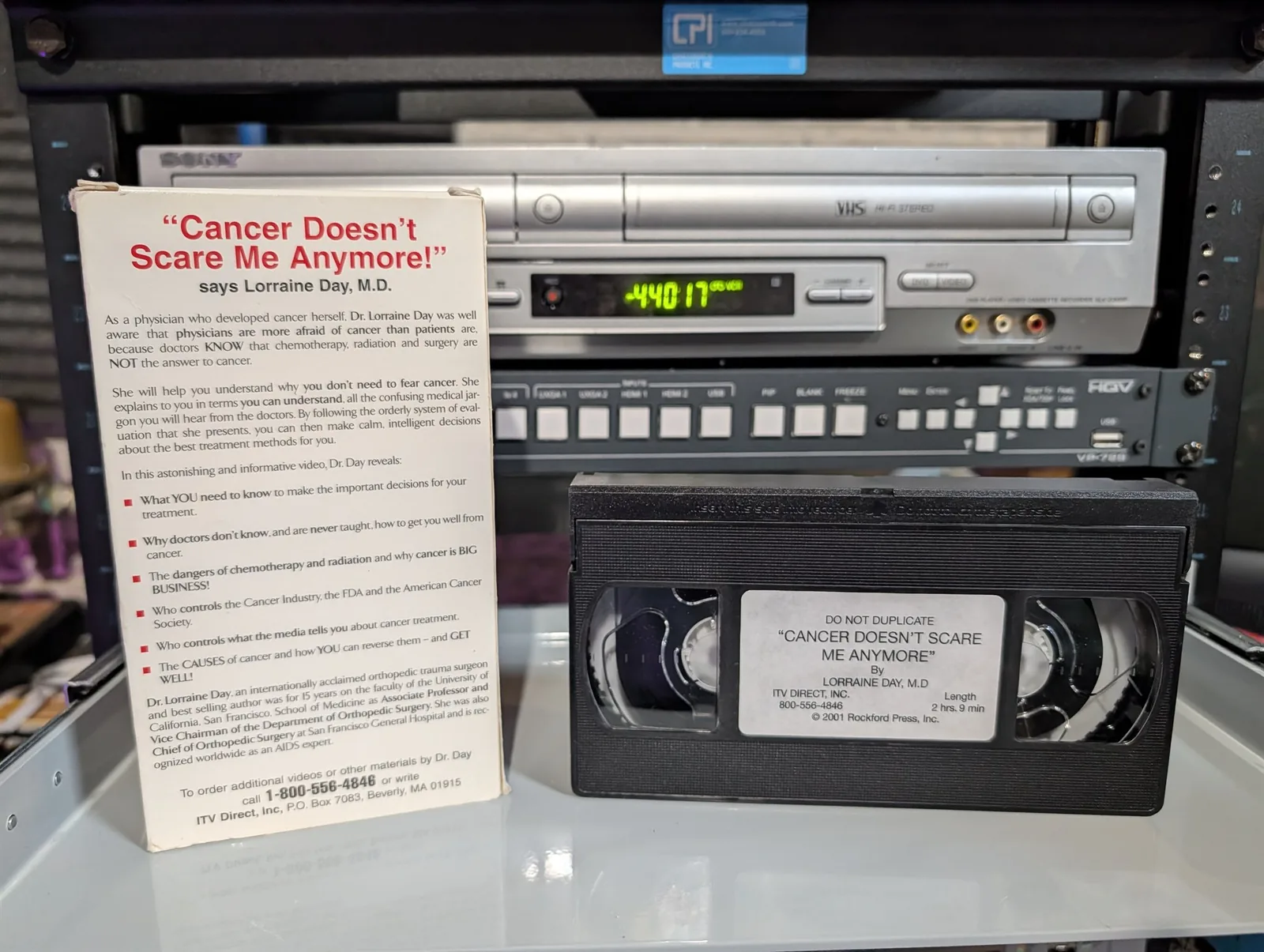 Cancer Doesn't Scare Me Anymore! with Lorraine Day: tape photo 1