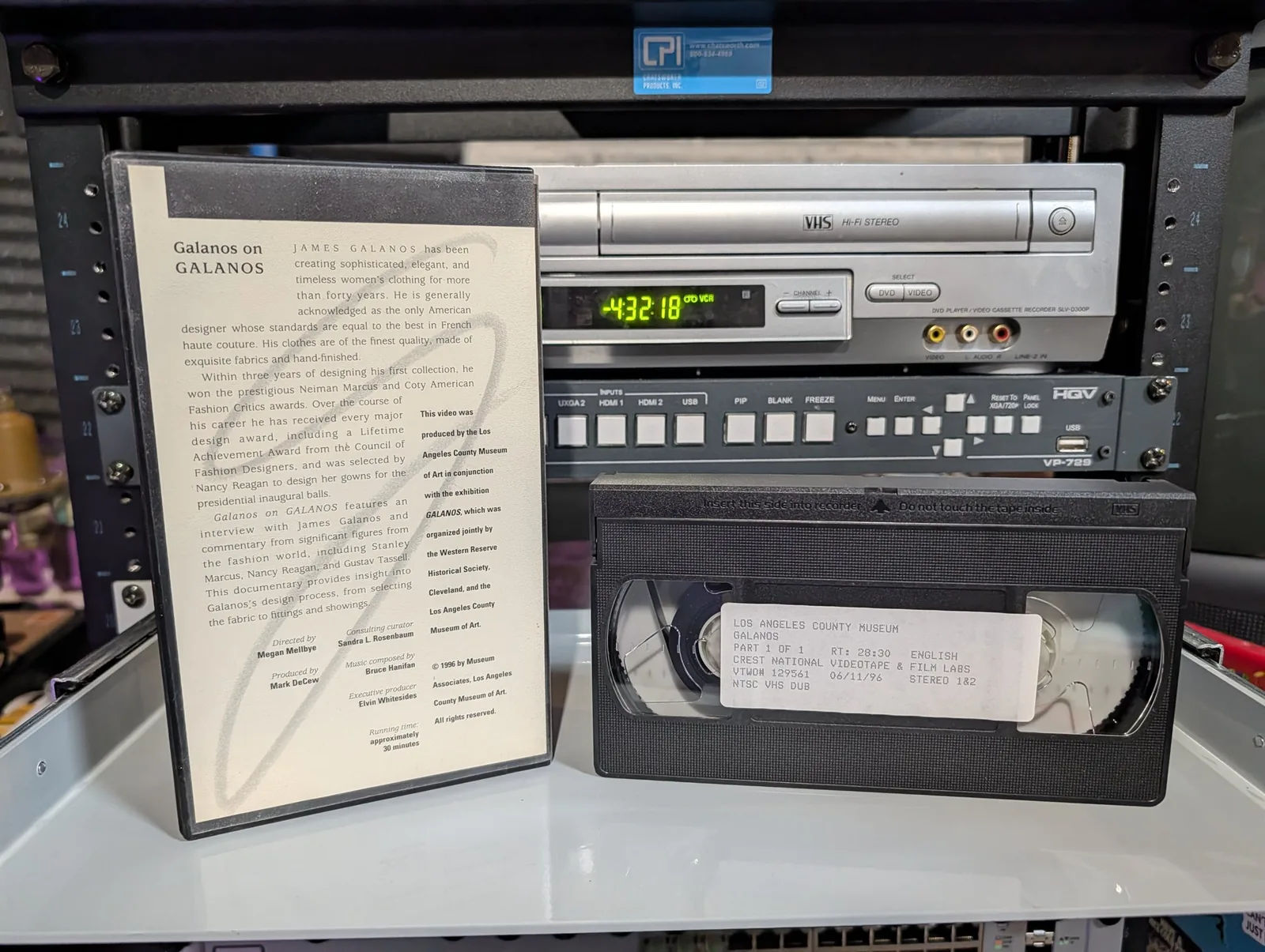 Galanos on Galanos (1998): tape photo 1