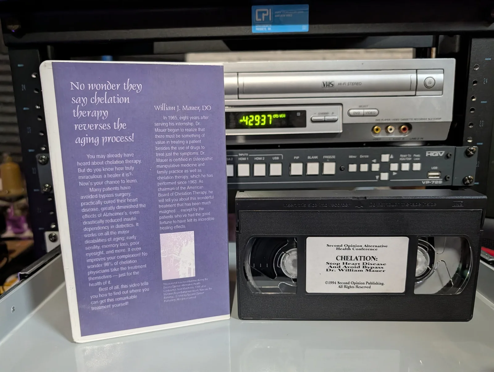 Chelation: Stop Heart Disease and Avoid Bypass: tape photo 1