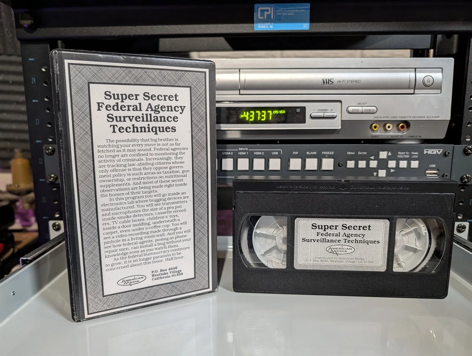 Super Secret Federal Agency Surveillance Techniques: tape photo 1