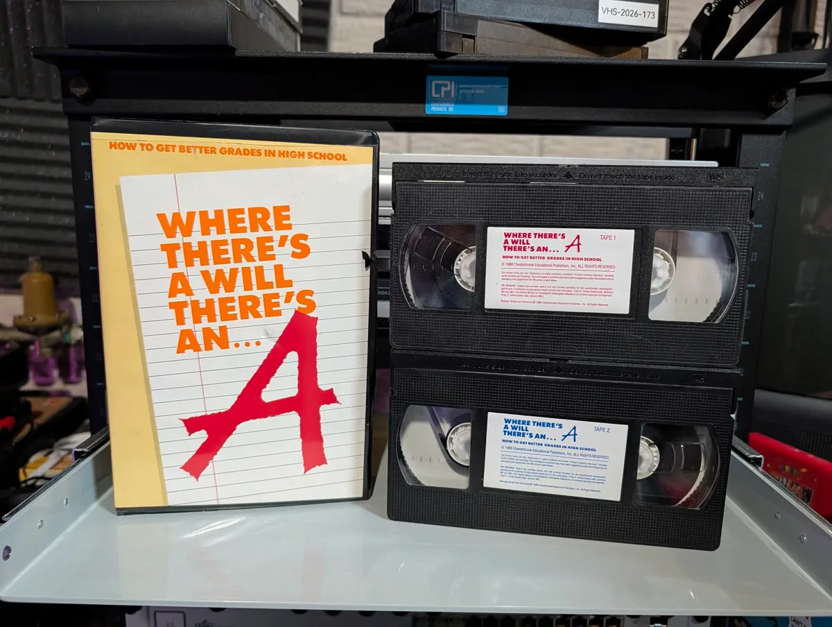 Where There's A Will There's An A: How To Get Better Grades in High School: tape photo 2