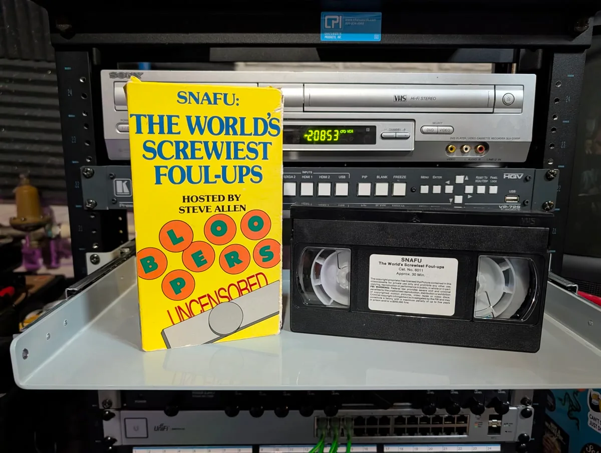 SNAFU: The World's Screwiest Foul-Ups: tape photo 2