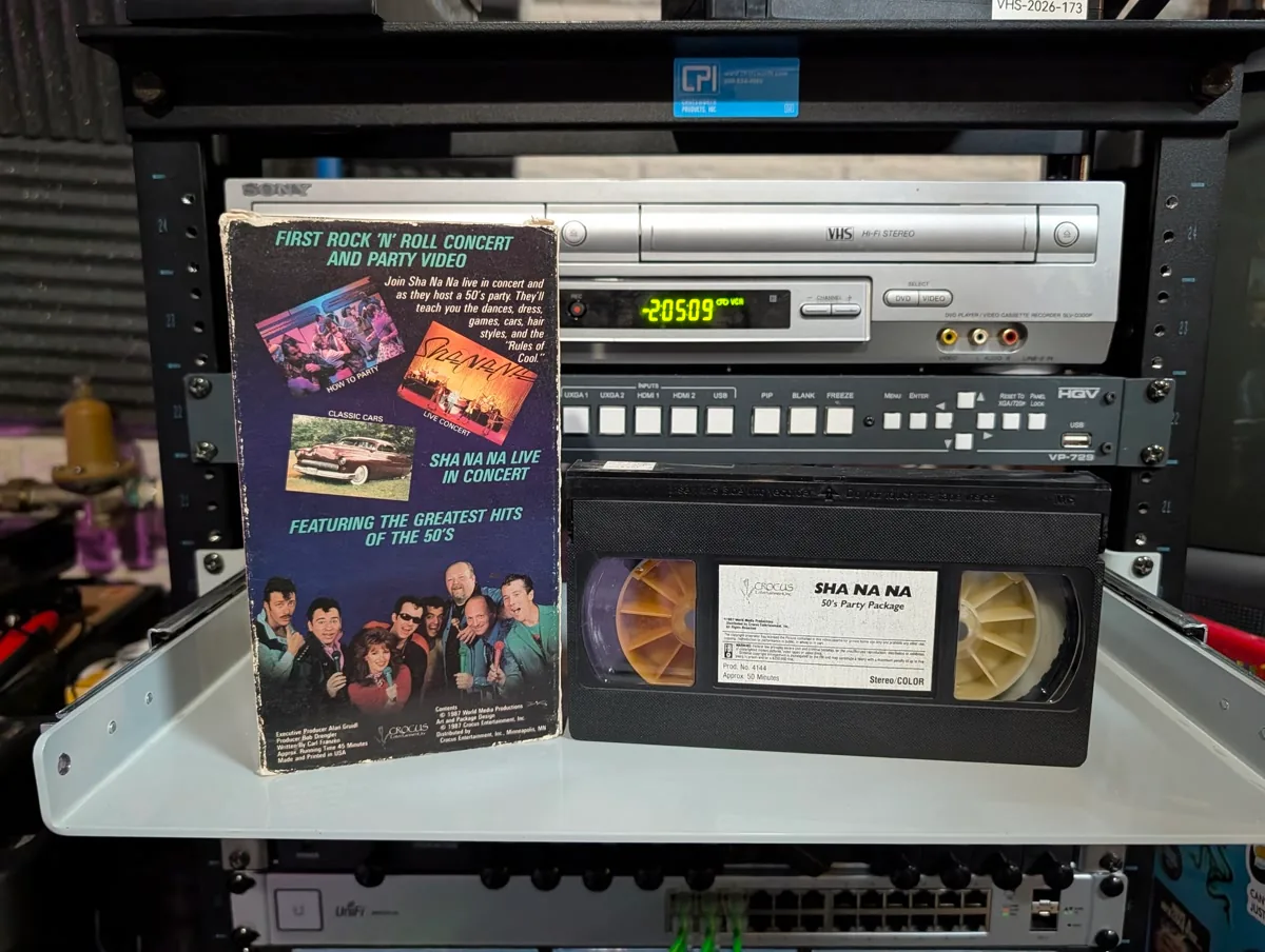 Sha Na Na: Rock 'N' Roll Concert and Party: tape photo 1