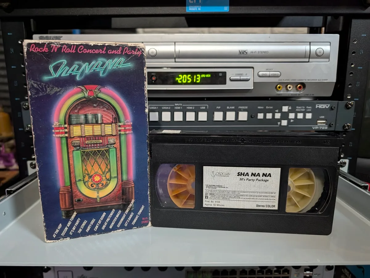 Sha Na Na: Rock 'N' Roll Concert and Party: tape photo 2