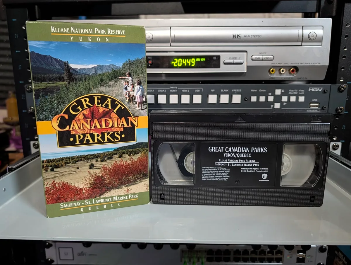 Great Canadian Parks: Yukon/Quebec: tape photo 2