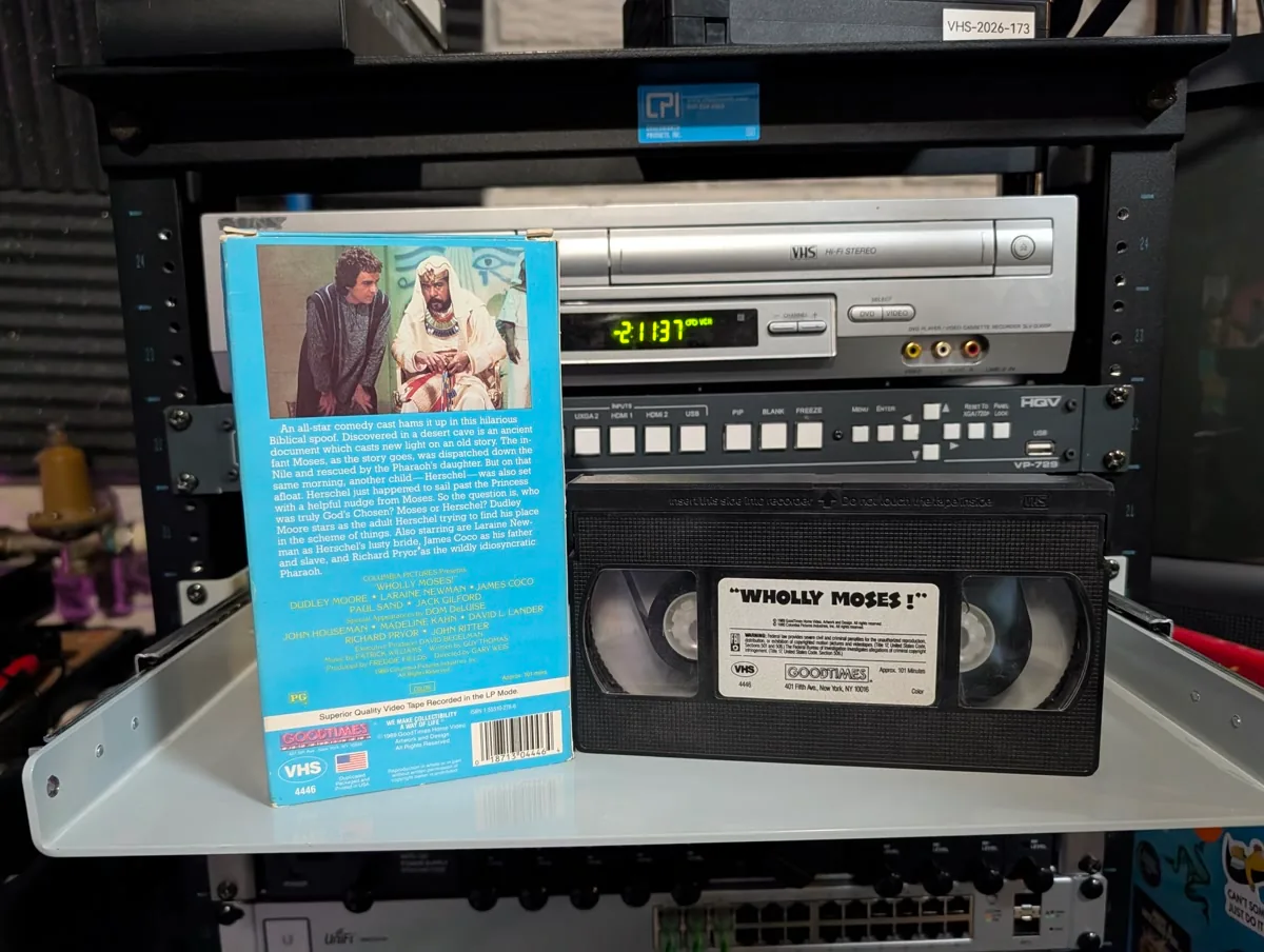 Wholly Moses!: tape photo 1