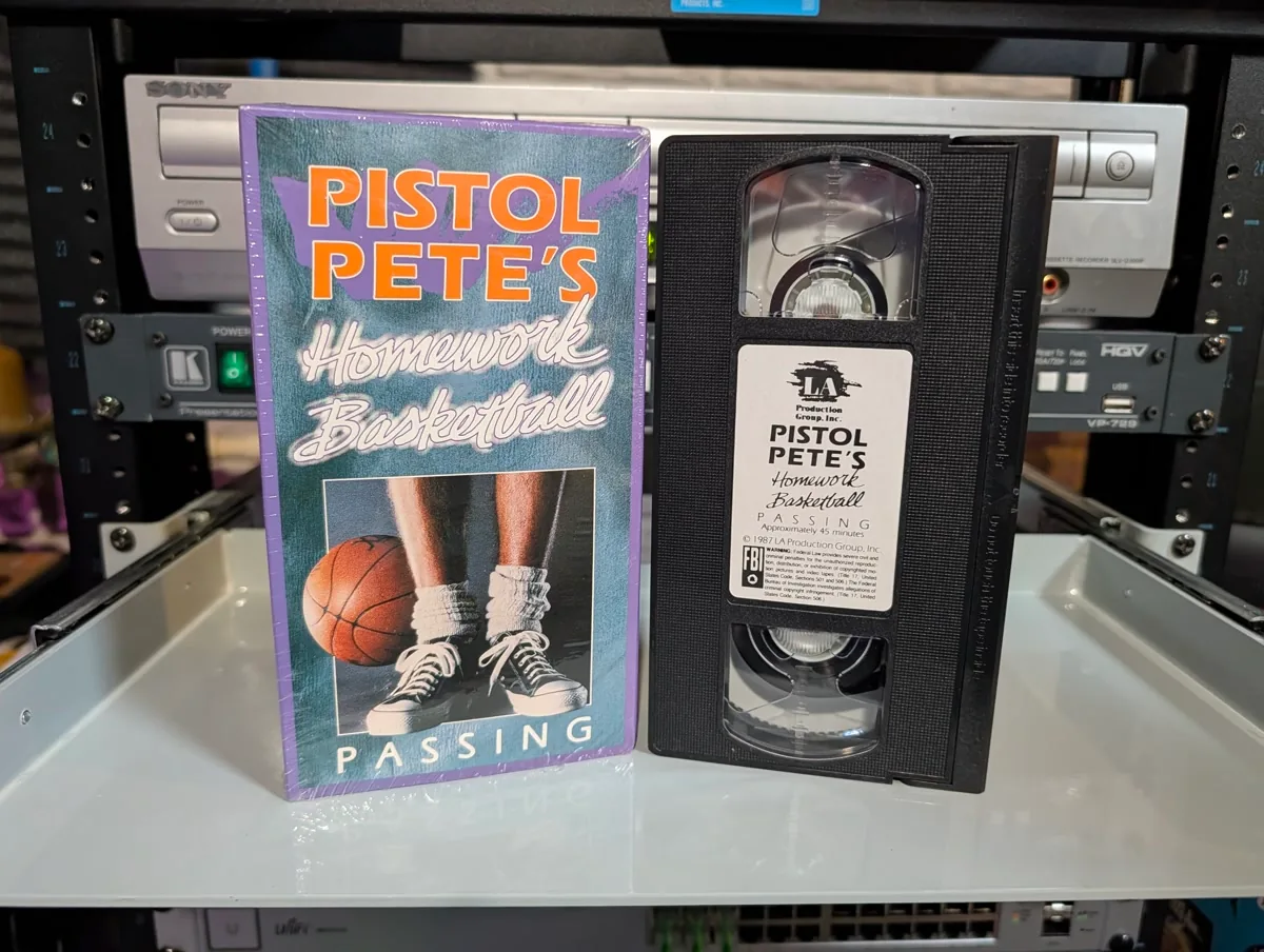 Pistol Pete's Homework Basketball: Passing: tape photo 2