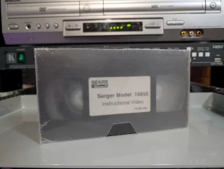 Sears Kenmore Serger Model 16655 Instructional Video: tape photo 1
