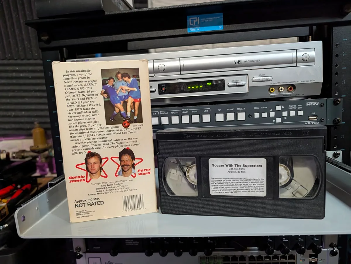 Soccer With the Superstars: Individual Skills (1988): tape photo 2