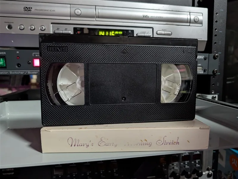 Mary's Early Morning Stretch: tape photo 2