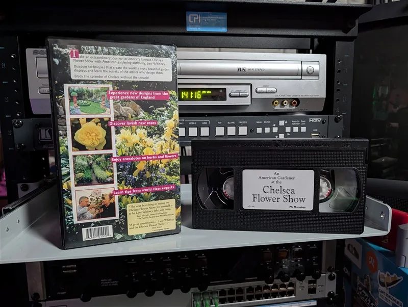 An American Gardener at the Chelsea Flower Show: tape photo 2