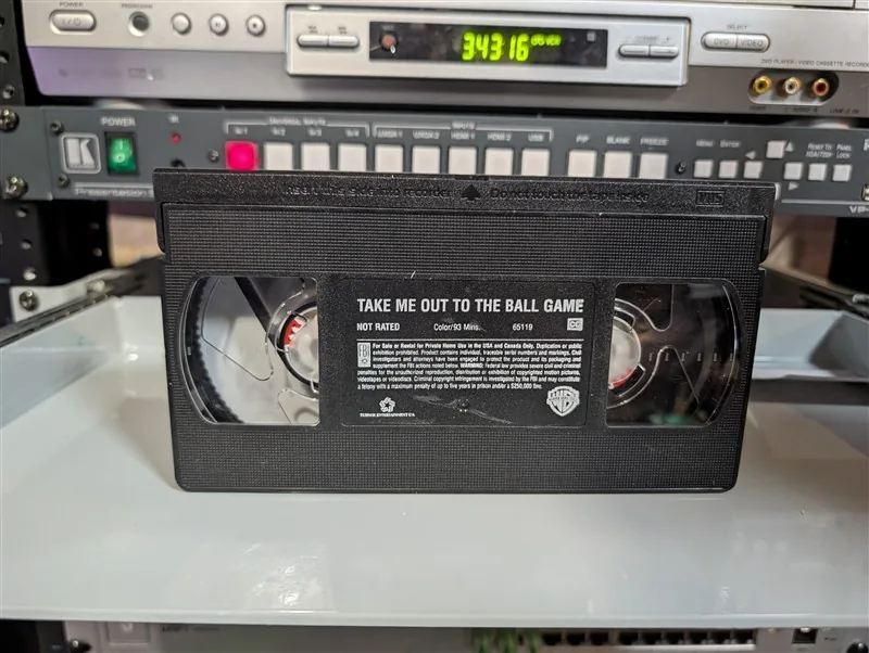 Take Me Out to the Ball Game: tape photo 1