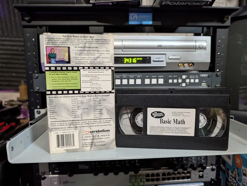 The Standard Deviants: Basic Math: tape photo 2