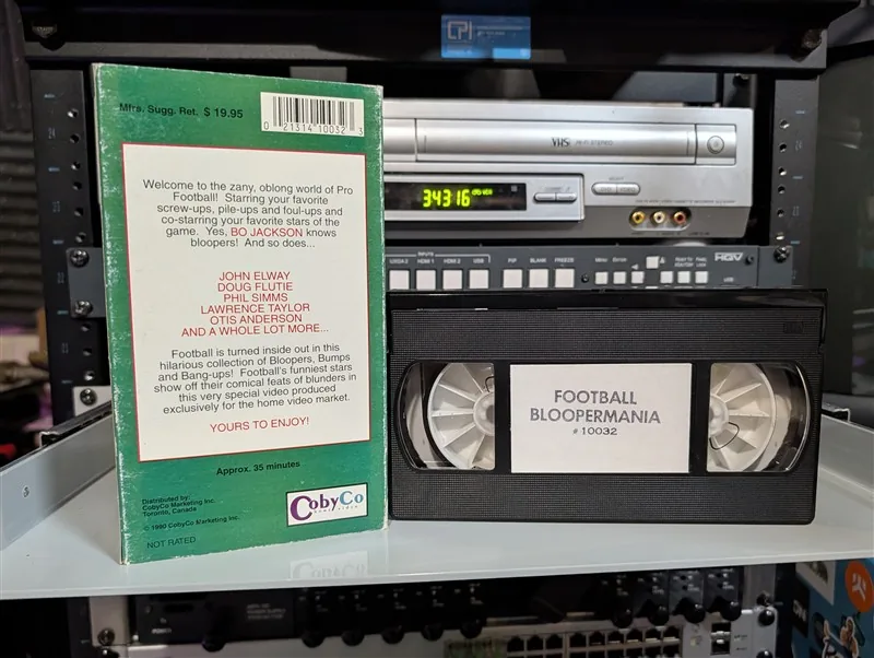 Pro Football Fabulous Funnies / Football Bloopermania: tape photo 2