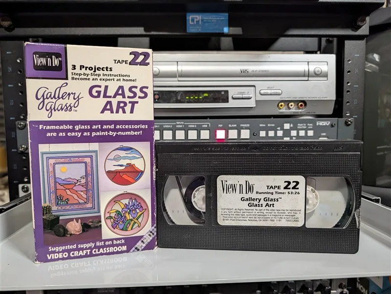 View 'n Do Tape 22: Gallery Glass Glass Art: tape photo 1