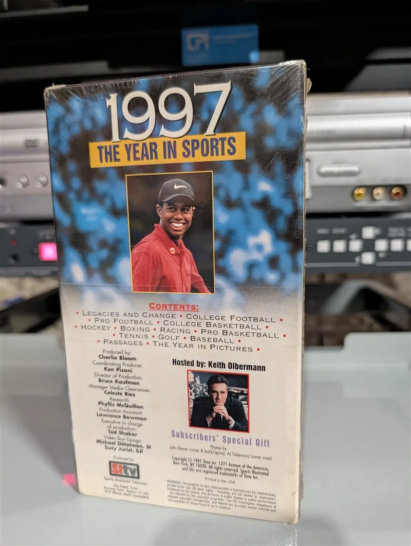 Sports Illustrated 1997 The Year in Sports with Keith Olbermann: tape photo 2