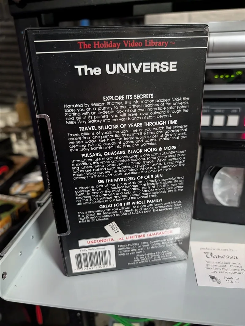 The Universe: William Shatner Narrates: tape photo 3