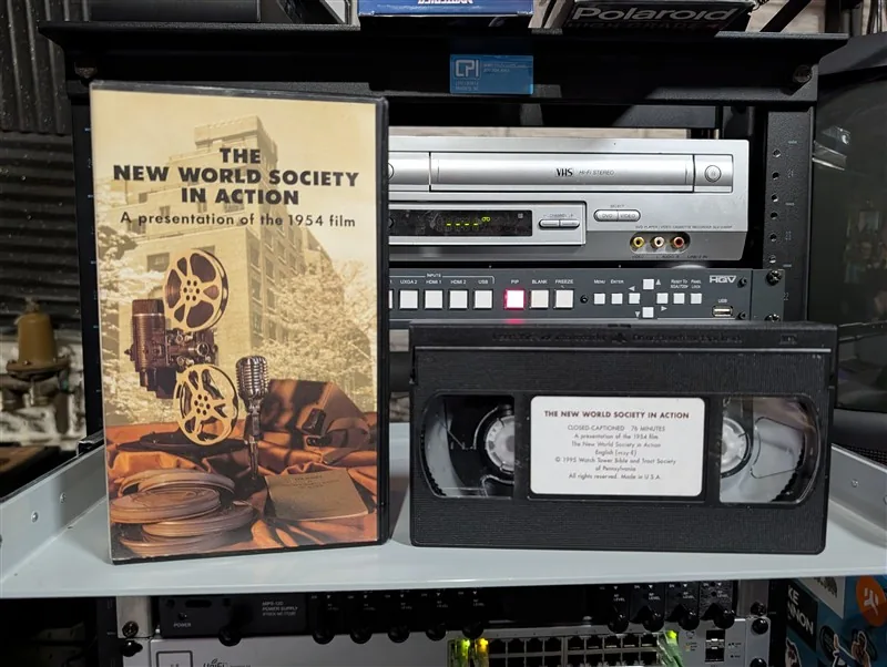The New World Society in Action: tape photo 1