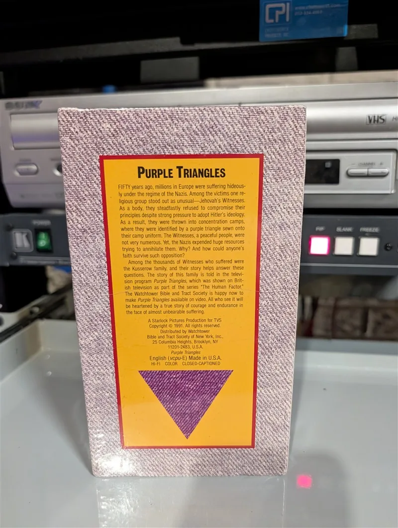 Purple Triangles - The Human Factor: tape photo 2