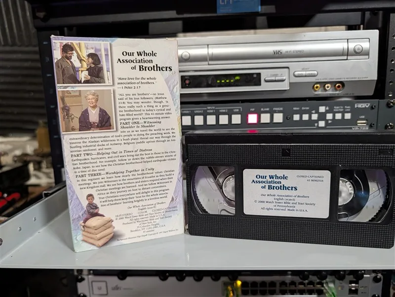 Our Whole Association of Brothers: tape photo 2