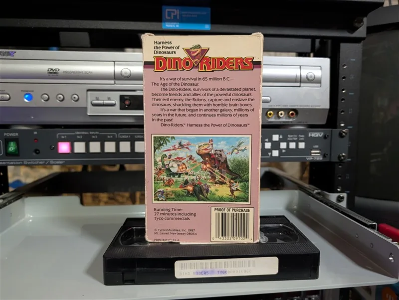Dino-Riders: The Dino-Riders Adventure Volume 1: tape photo 2