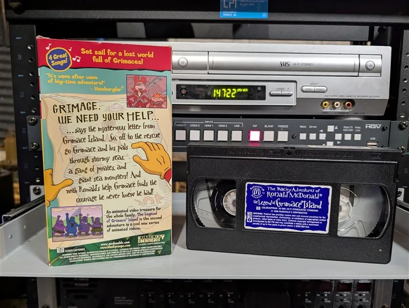The Wacky Adventures of Ronald McDonald #2: The Legend of Grimace Island: tape photo 2
