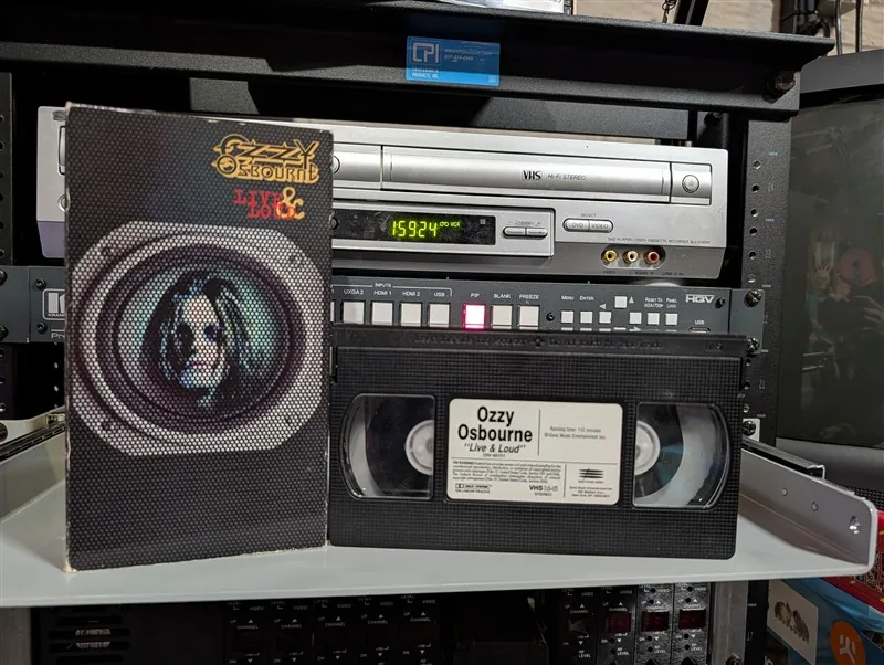 Ozzy Osbourne: Live & Loud: tape photo 1