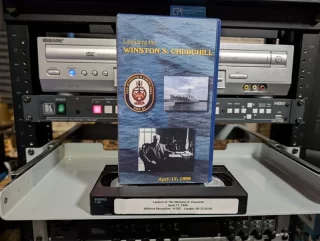Launching the Winston S. Churchill (DDG-81): tape photo 1