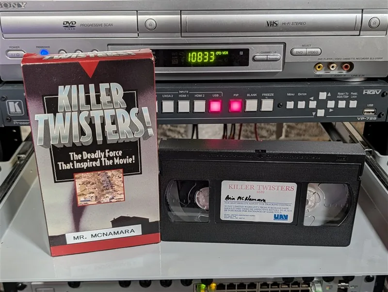 Killer Twisters! UAV Tornado Documentary with NOVA Material: tape photo 1
