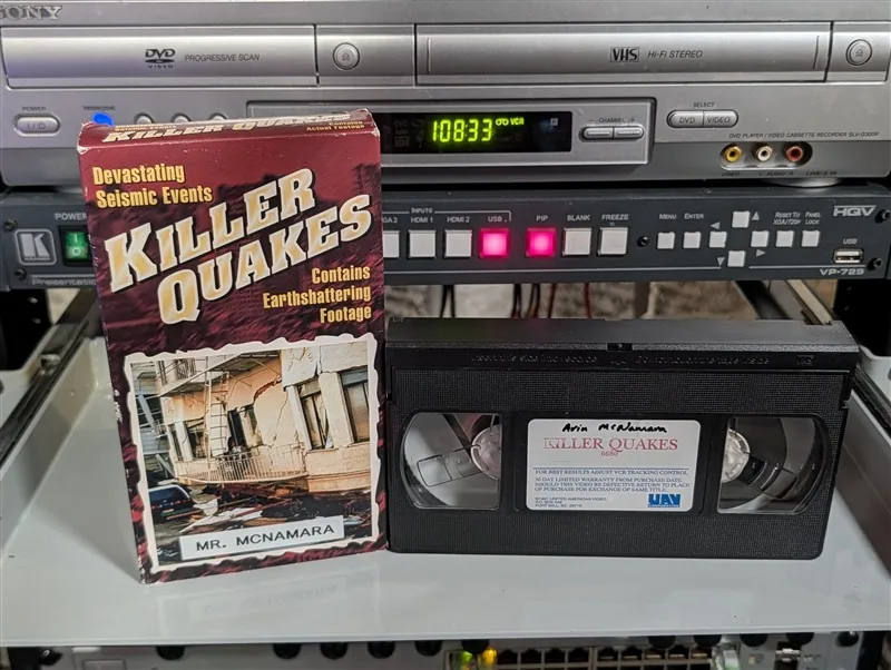 Killer Quakes: NOVA Documentary on VHS: tape photo 1