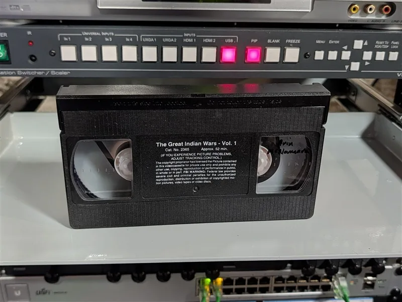 The Great Indian Wars - Vol. 1: tape photo 1