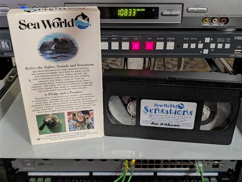 Sea World Sensations: Sea World of Florida (1995): tape photo 2