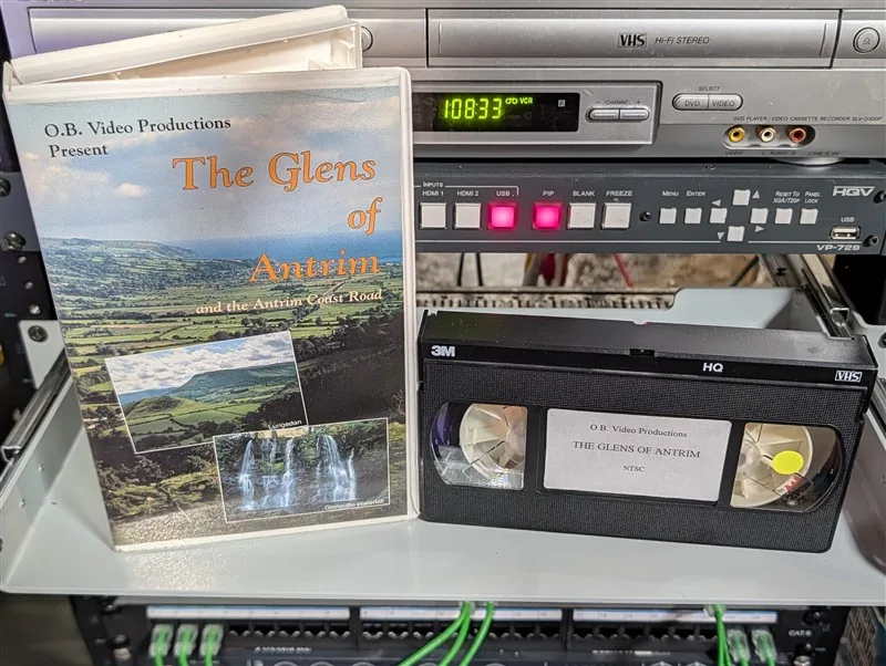 The Glens of Antrim and the Antrim Coast Road: tape photo 1