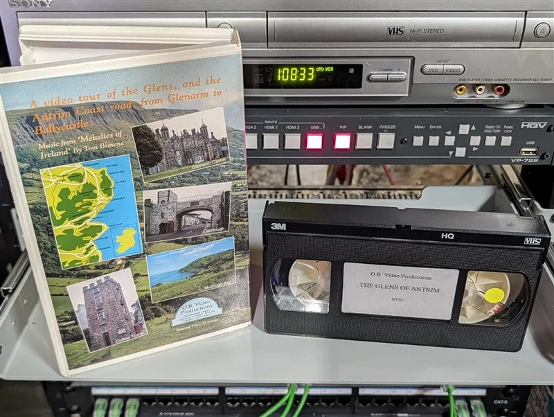 The Glens of Antrim and the Antrim Coast Road: tape photo 2