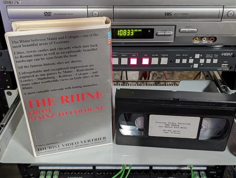 The Rhine from Mainz to Cologne: tape photo 2