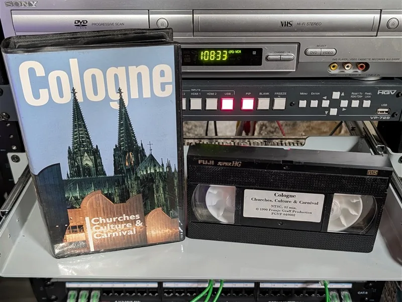 Cologne: Churches, Culture & Carnival (1990): tape photo 1