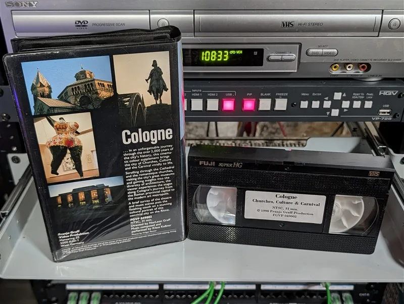 Cologne: Churches, Culture & Carnival (1990): tape photo 2