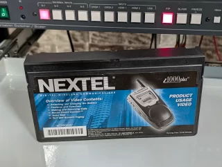 Nextel i1000plus Product Usage Video (1999): tape photo 1