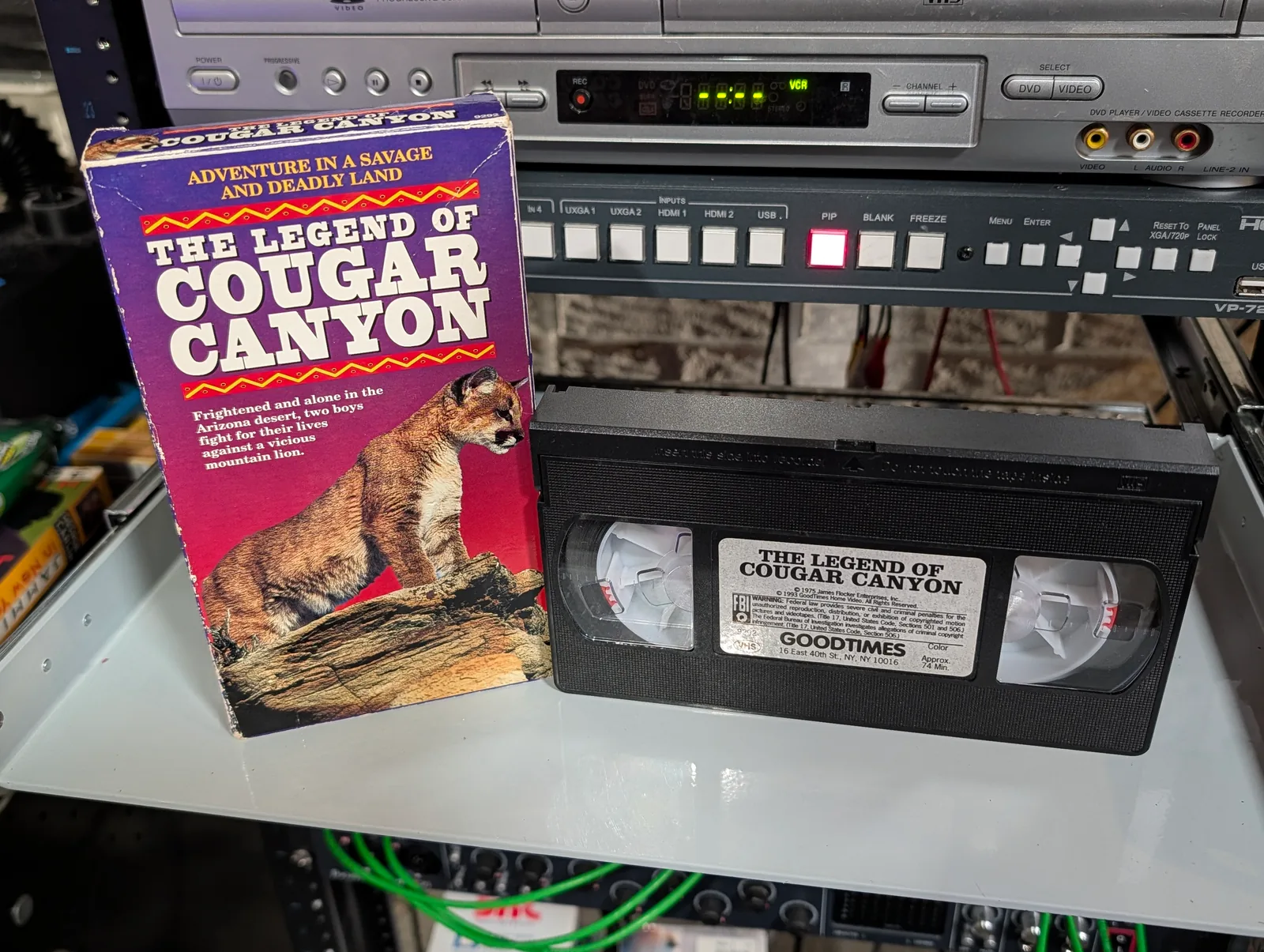 The Legend of Cougar Canyon: tape photo 1