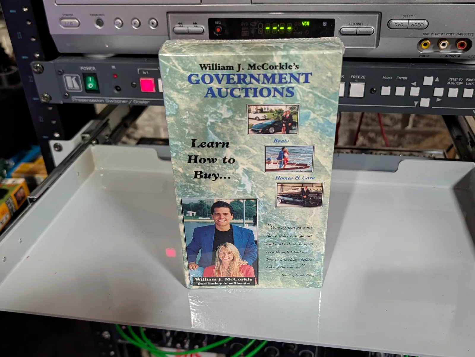 William J. McCorkle's Government Auctions: tape photo 1